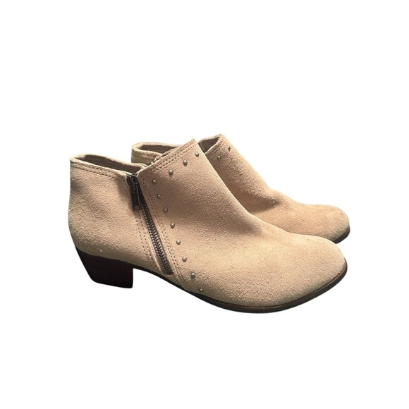 Minnetonka Women's Moccasin Brie Side Zip Leather Ankle Boot 9 - Picture 1 of 7